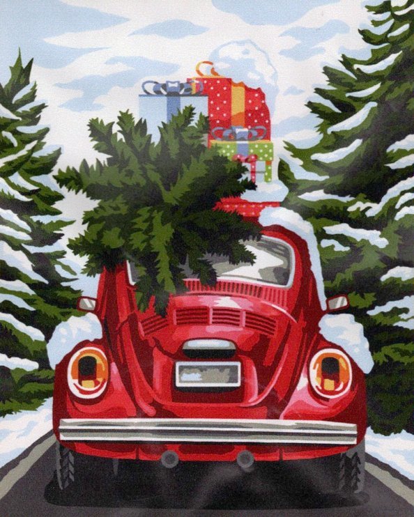 Рисуй по номерам Рисование по номерам Праздник к нам приходит