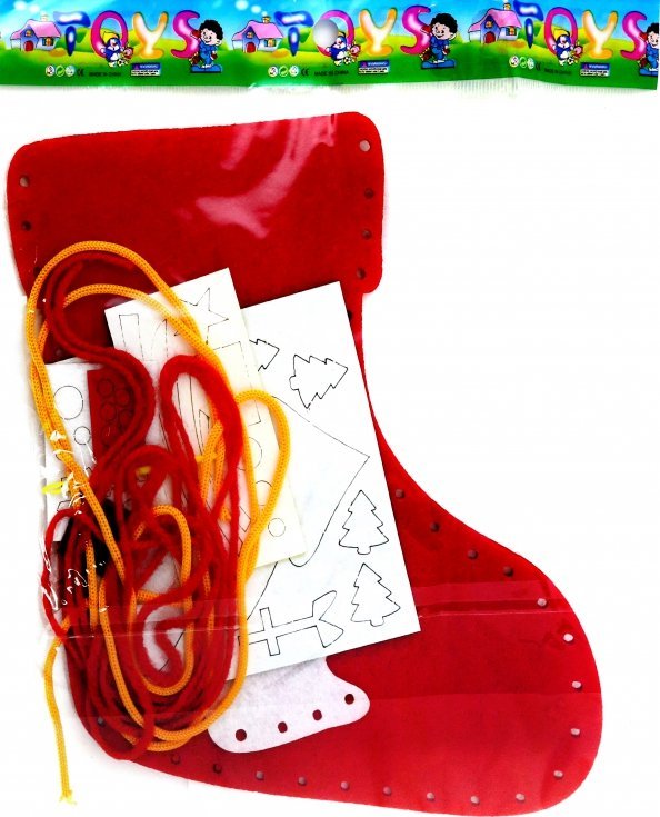 Набор для творчества из текстиля Christmas sock, в ассортименте