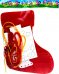 Набор для творчества из текстиля Christmas sock, в ассортименте