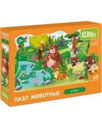 Пазл В лесу, 60 элементов