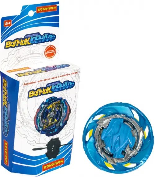 Игрушки-забавы. Йо-йо, пружинки, и прочее Волчок Торнадо Воздушный рыцарь, голубой