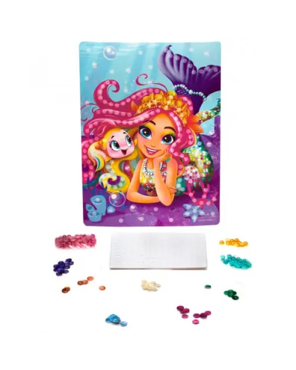 Enchantimals. Жемчужная аппликация. Рыбка