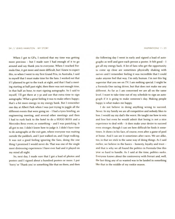 Lewis Hamilton. My Story