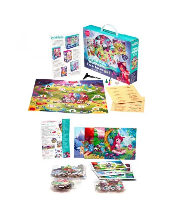 Enchantimals. Обучающий набор. 6 в 1. Учим время