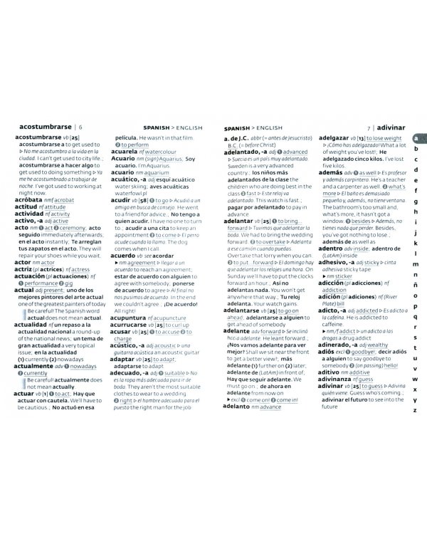 Spanish School Dictionary