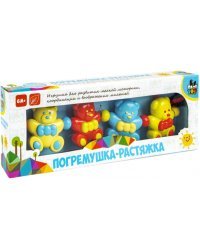 Погремушка-растяжка Мишки
