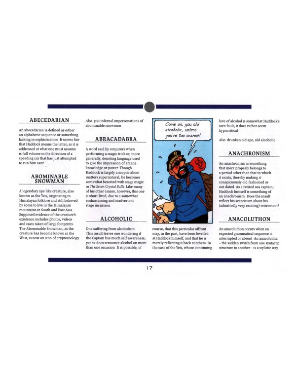 Blistering Barnacles. An A-Z of the Rants, Rambles and Rages of Captain Haddock
