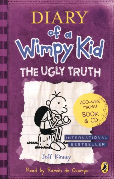 Diary of a Wimpy Kid The Ugly Truth book +CD