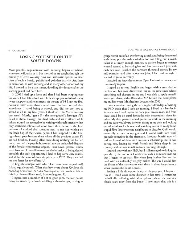 Footnotes. How Running Makes Us Human