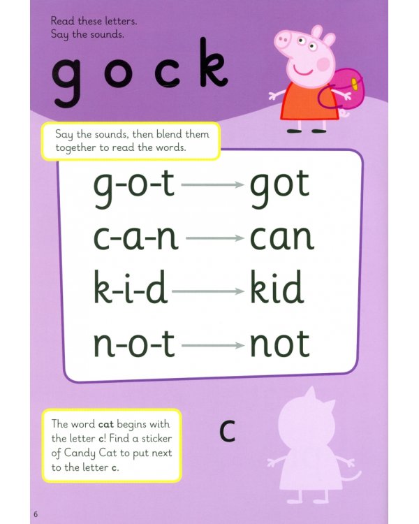 Peppa Pig. First Phonics. Sticker Activity Book