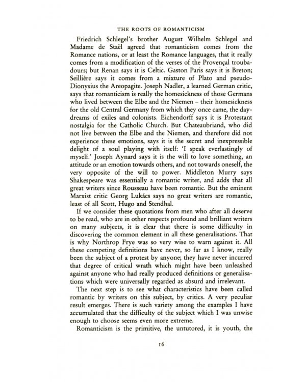 The Roots of Romanticism