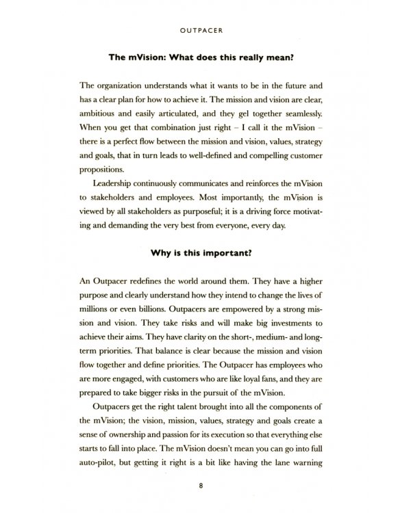 Outpacer. The Blueprint for Breakthrough Success in the Digital Era