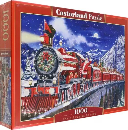 Puzzle, 1000 элементов Puzzle-1000. Новогодний экспресс Санты