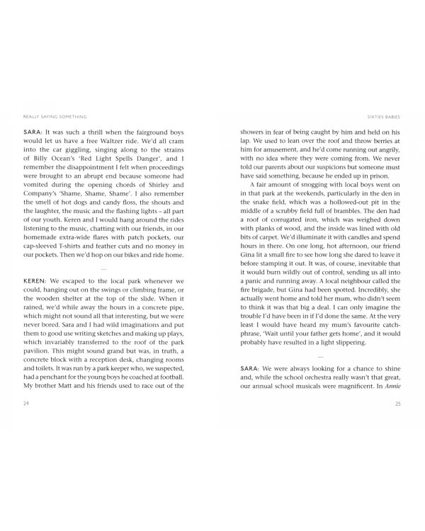 Really Saying Something. Sara &amp; Keren – Our Bananarama Story