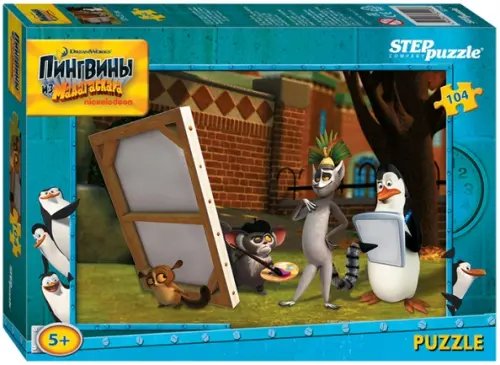 Step Puzzle-104. Пингвины из Мадагаскара Step Puzzle-104. Пингвины из Мадагаскара