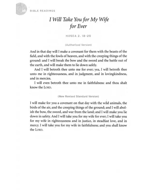 Perfect Readings for Weddings
