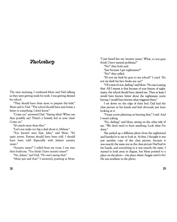 Auggie &amp; Me. Three Wonder Stories