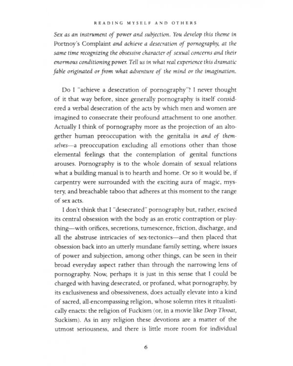 Reading Myself and Others