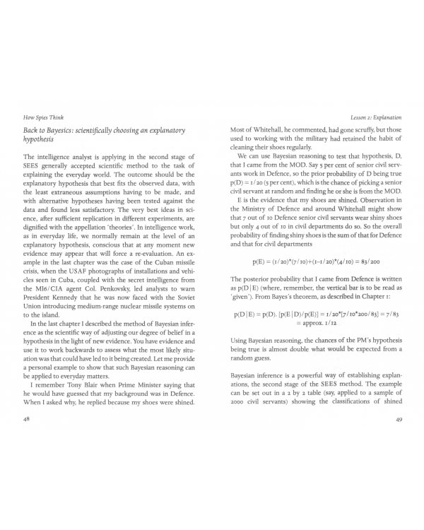 How Spies Think. Ten Lessons in Intelligence