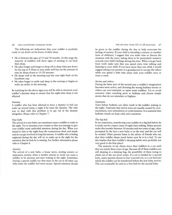 The Contented Toddler Years