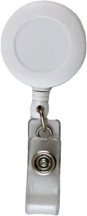 Держатель для бейджа, белый