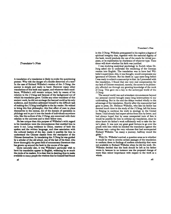 I Ching or Book of Changes
