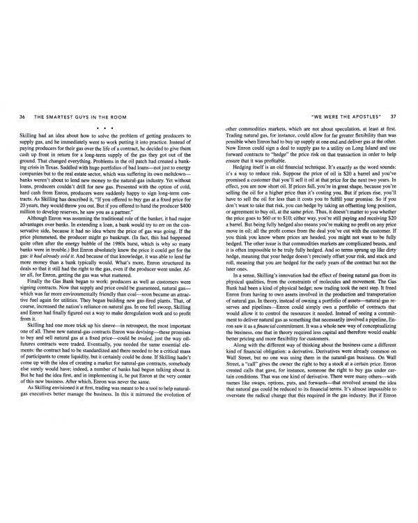 The Smartest Guys in the Room. The Amazing Rise and Scandalous Fall of Enron