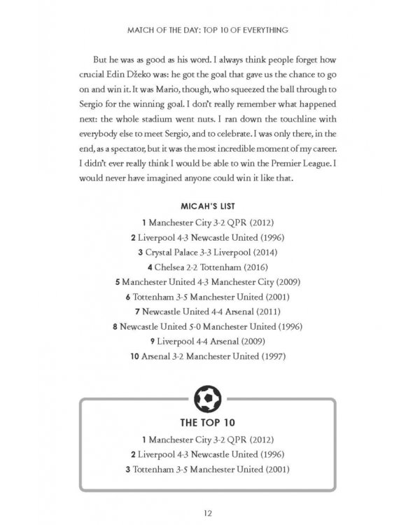 Match of the Day. Top 10 of Everything