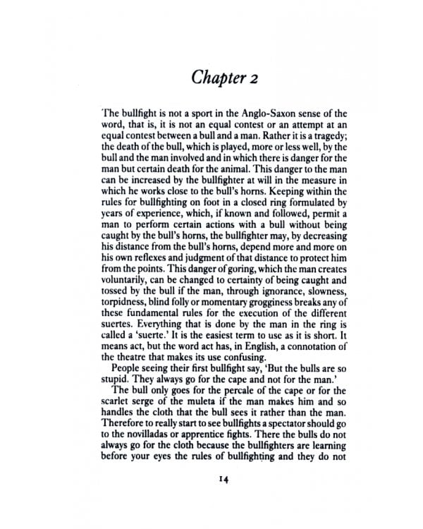 Death in the Afternoon