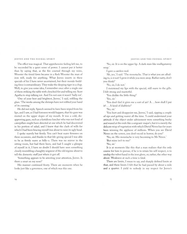 Jeeves and the Feudal Spirit