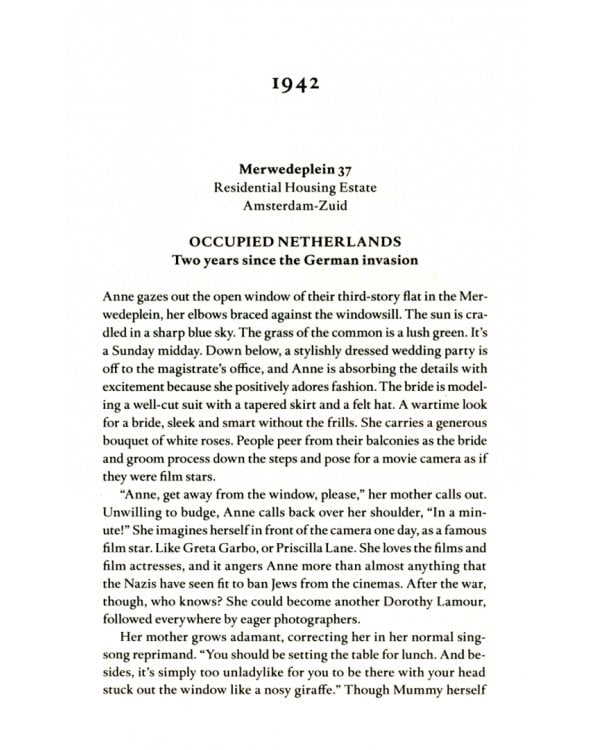 Annelies. A Novel of Anne Frank