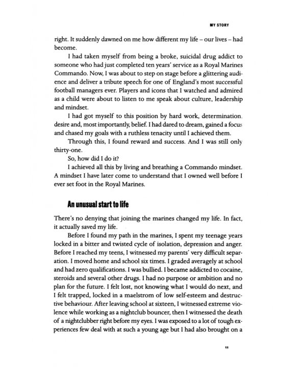 Commando Mindset. Find Your Motivation, Realize Your Potential, Achieve Your Goals