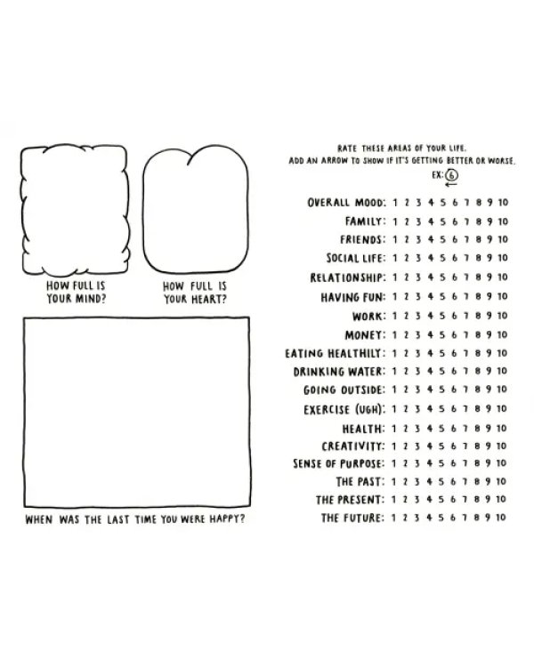 How to Be Happy (or at least less sad). A Creative Workbook