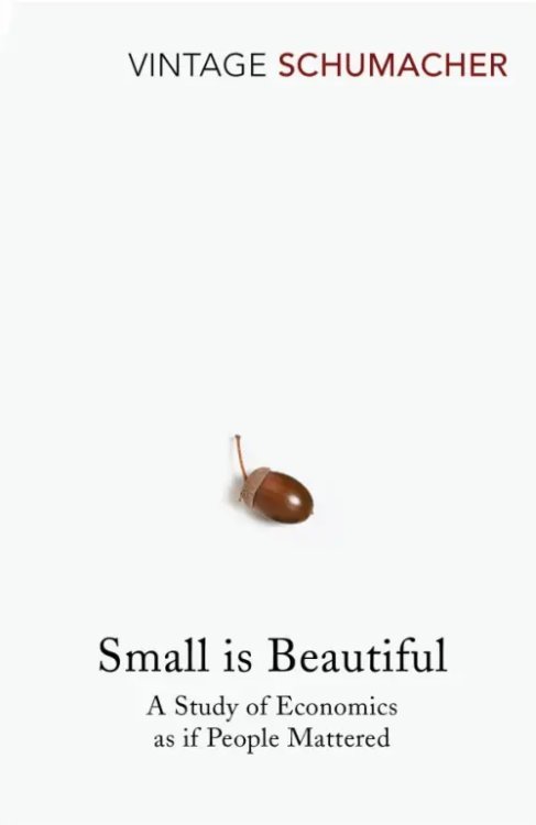 Small Is Beautiful. A Study of Economics as if People Mattered