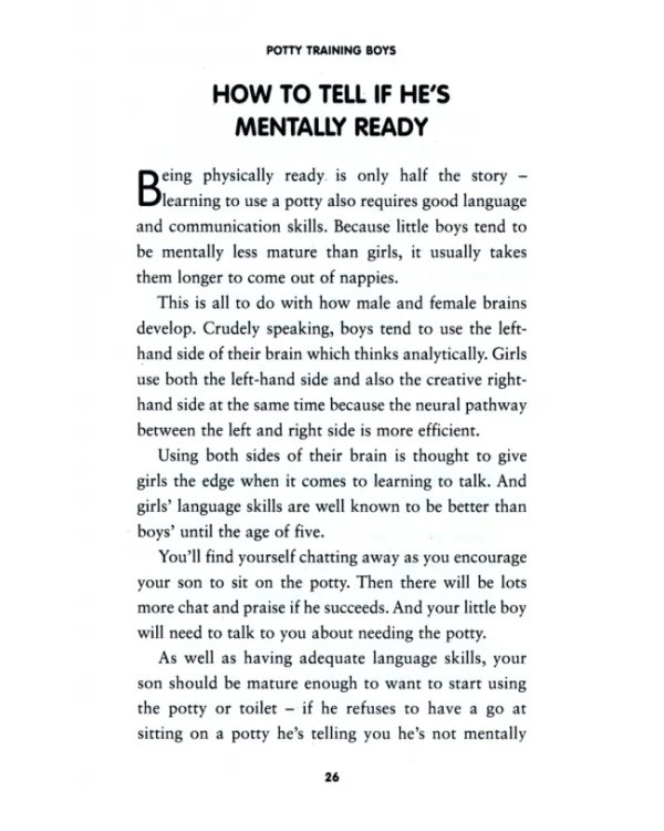 Potty Training Boys
