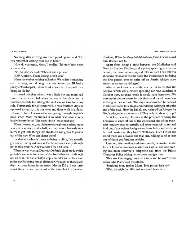 How Not to Be a Professional Racing Driver