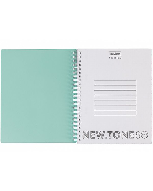 Тетрадь Newtone Pastel. Мята, А4, 80 листов, клетка