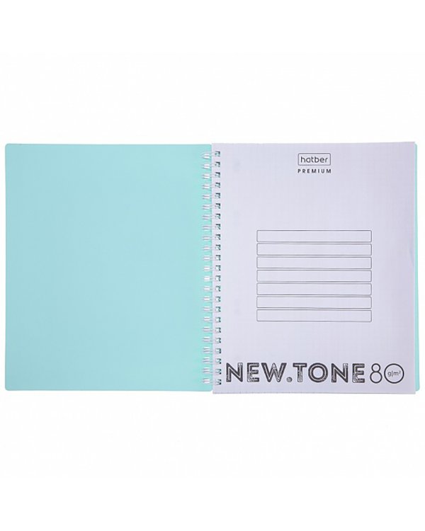 Тетрадь Newtone Pastel. Незабудка, А4, 80 листов, клетка