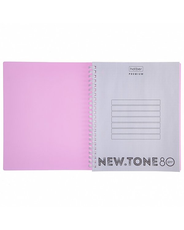 Тетрадь Newtone Pastel. Пион, А4, 80 листов, клетка