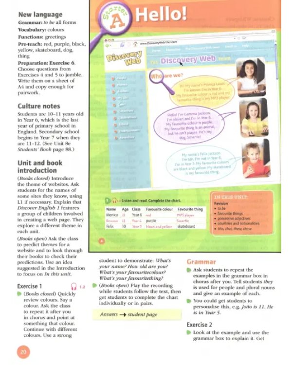 Discover English Global 1. Teacher's Book
