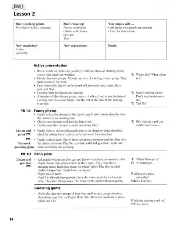 Excellent! 2. Teacher's Guide