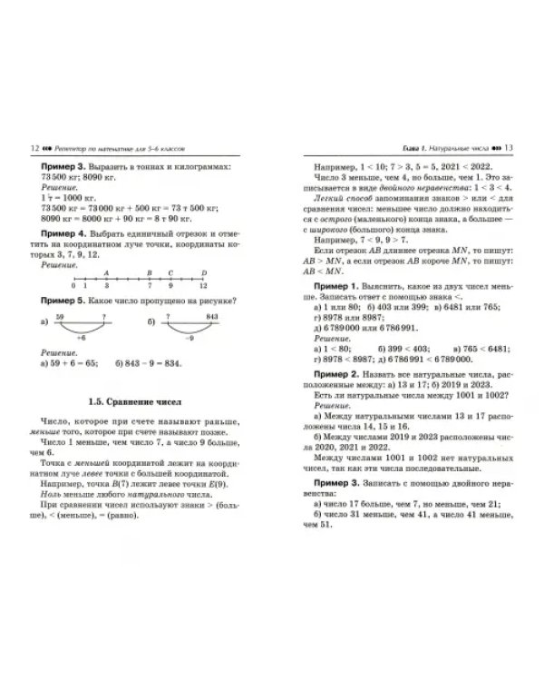 Репетитор по математике для 5-6 классов