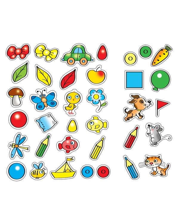 Цвета и формы. Для детей 2-3 лет