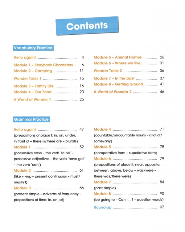 I-wonder 3. Vocabulary and Grammar Practice