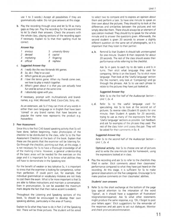 Upstream Advanced C1. Teacher's Book
