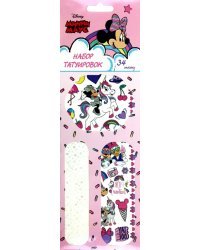 Тату переводные Минни Маус и Единорог