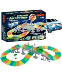 Гибкий автотрек Стритрейсинг, со светящейся трассой и машинкой