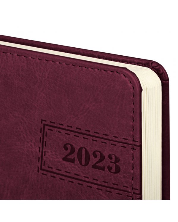 Дополнительное изображение книги «Ежедневник датированный на 2023 год Imperial, А5, бордовый»