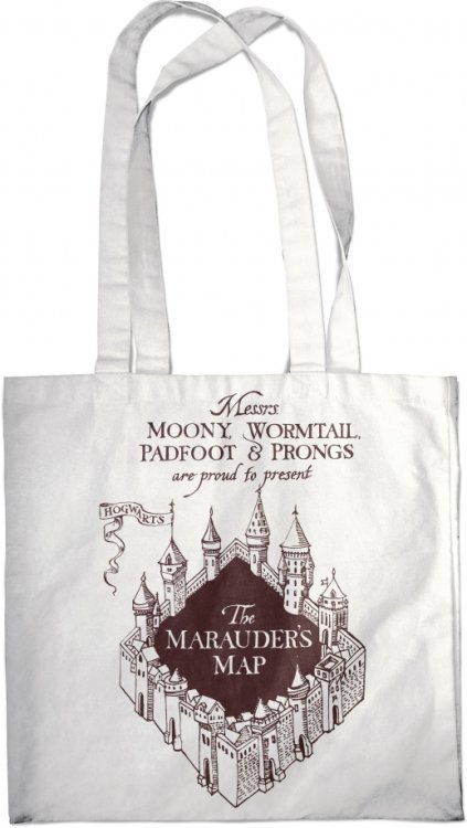 Сумка. Карта мародеров, белая