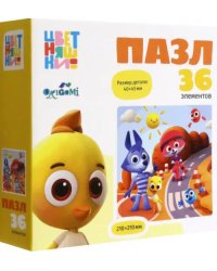 Цветняшки. Пазл-36 Самокат